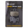 Niche Brake Pad Set For Harley-davidson Iron 884 Xl883n Fat Bob 41300053 41300033 Front Rear Organic