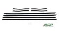 1967- 1968 Ford Mustang Window Felt Weatherstrip Kit Convertible 8 Pieces 
