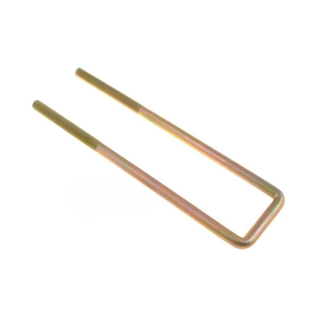 Threaded Square U Bolt Steel Yellow Zinc Heat Hardened Fine 9 16 In Thread Diameter Alx-pau-mm-35637-cl360a50