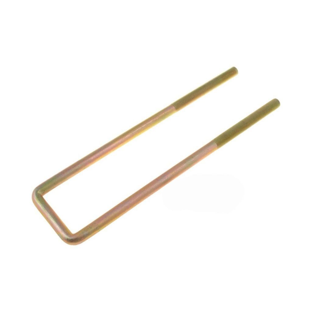 Threaded Square U Bolt Steel Yellow Zinc Heat Hardened Fine 9 16 In Thread Diameter Alx-pau-mm-35637-cl360a50