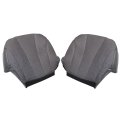 Front Driver And Passenger Bottom Replacement Seat Covers Cloth Gray For Chevy Silverado Gmc Sierra 1999 2000 2001 2002 