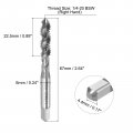 Uxcell 2pcs Spiral Flute Thread Taps 1 4-20 Bsw H2 Screw Threading Tap Machine Tapping Tools For Machinist Repair M35 Cobalt