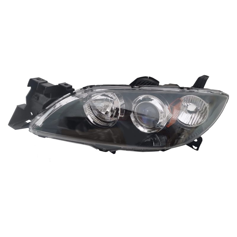 Halogen Headlights For Mazda 3 2004-2009 Sedan Projector Headlamps Left Driver