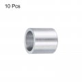 Uxcell 10pcs Aluminum Spacer 3 8 Bore X 2 Od 1 Length Screw Standoff Bushing Plain Finish Round Metal For Id Screws Bolts And