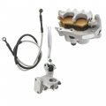 Waltyotur Front Brake Caliper Hose Master Cylinder Replacement For Honda Crf 250r 450r 2004-2020