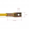 The Rop Shop Pack Of 4 Set 26-inch Yellow Snowplow Blade Guides For Meyer C Husky Series
