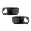 Fog Light Bezel Pair For Chevy Silverado 2500 3500 Hd 2011 2012 2013 2014 Front Driver And Passenger Side Textured Black 