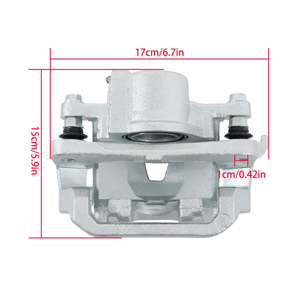 Disc Brake Caliper With Bracket Replacement For Toyota Sienna 4 Wheel Rear Right Rh 2004-2010
