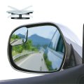 Car Blind Spot Mirror 2 Pack Hd Convex Glass Wide Angle Fan Shaped Frameless Rotatable Side Rearview Mirrors For Suv Truck And 