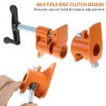 3 4 Inch Pipe Clamps For Woodworking 2 Pack Heavy Duty Cast Iron Fixture Wood Gluing Adjustable Jaw Clamp Tools Carpenter And