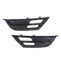 Front Bumper Grilles For Chrysler 200 2015 2016 2017 Driver And Passenger Side Pair Textured Black Fits 68203014ac 68203015ac 