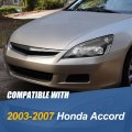 Auto Dynasty Factory Style Headlights Assembly Replacement Compatible With Honda Accord 03-07 Driver And Passenger Side Black