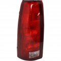 Tail Light Assembly For Chevy C2500 C3500 K2500 K3500 1988 To 2000 Driver Side Replacement Halogen Clear And Red Lens 