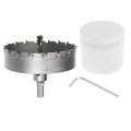Uxcell 100mm Carbide Hole Cutter Tct Saws For 2mm Stainless Steel Sheet Metal