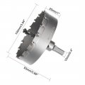 Uxcell 100mm Carbide Hole Cutter Tct Saws For 2mm Stainless Steel Sheet Metal