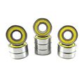 10 5x13x4mm Precision Ball Bearings Abec 3 Rubber Seals Ye 
