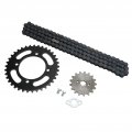 Universal 420 Chain Sprocket Kit 155mm 37t Front 17t Rear For 50cc To 125cc Dirt Mini Bikes Atv Go Kart
