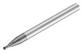 Micro 1 Bms-0-2x 2 Flute A Helix Miniature Stub Length Ball Nose End Mill Altin Coated 0 0 Cutter Diameter 8 Shank 0 047 1 500 