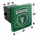 University Of Wisconsin Parkside Primary Logo Tow Trailer Hitch Cover Plug Insert 2