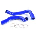 Silicone Radiator Coolant Hose Kit Clamp For Chevy Small Block Camaro Sbc 2pcs Blue 1971-1988 