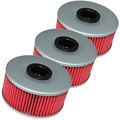 Caltric 3 Pack Oil Filter For Yamaha 250 Xs250 360 Xs360 400 Xs400 1976-1983 