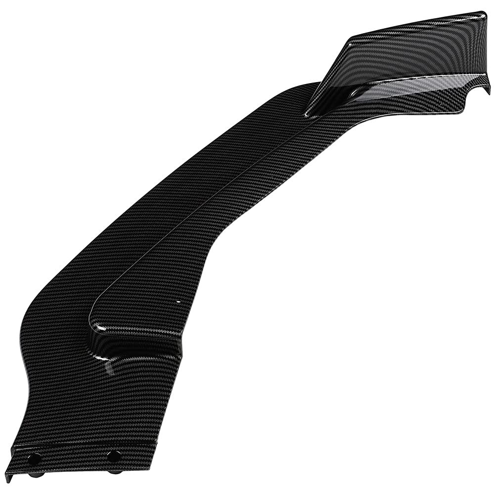 3pcs Front Bumper Lip For 2014 2017 Infiniti Q50 Base Glossy Carbon Look Spoiler Body Kit Enhanced Aerodynamics And Aesthetics