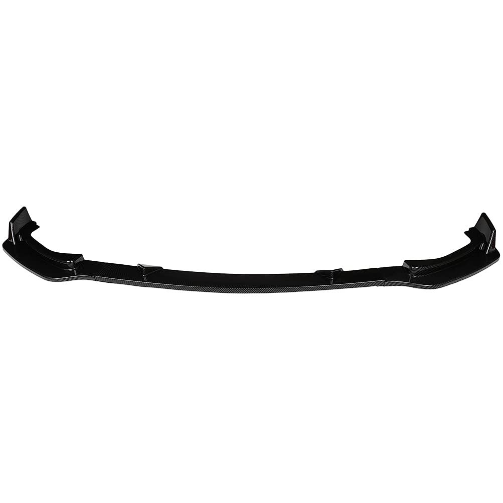 3pcs Front Bumper Lip For 2014 2017 Infiniti Q50 Base Glossy Carbon Look Spoiler Body Kit Enhanced Aerodynamics And Aesthetics