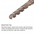 Uxcell M2 5 X 0 45 Spiral Flute Tap And 2 1mm Twist Drill Bit Set Metric M35 Cobalt High Speed Steel Machine Threading Screw