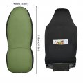 Yettasbin Olive Green Solid Color Front Car Seat Cover Non-slip Stain Water Resistant Breathable Protector Universal Fits Suv