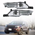 2-pack Fog Light Assembly Left And Right Side Replacement For 2017-2018 Explorer Fusion 