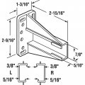 Prime-line R 7240 Drawer Side Track Brackets White Nylon 1 Pair