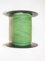Light Green Gray Striped 18 Ga Gauge Awg Gxl Wire 100 Spool For Automotive Truck Motorcycle Rv General Purpose Copper 94 O D
