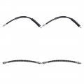 A-partrix 4pcs Front Rear Brake Line Hose Hydraulic Fits Mercedes-benz Cls500 2006-2016 Cls55 Amg 2006-2006 Cls550 2007-2011 