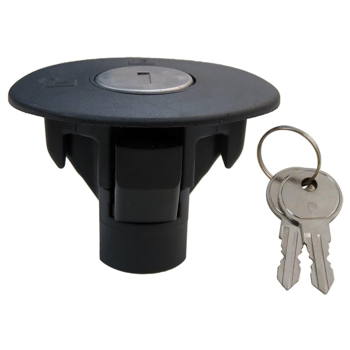 Locking Gas Fuel Tank Cover Plug Cap With 2 Keys 8u5z9c268b For Ford Edge 2011 2014 F150 Explorer Expedition And Other Lincoln