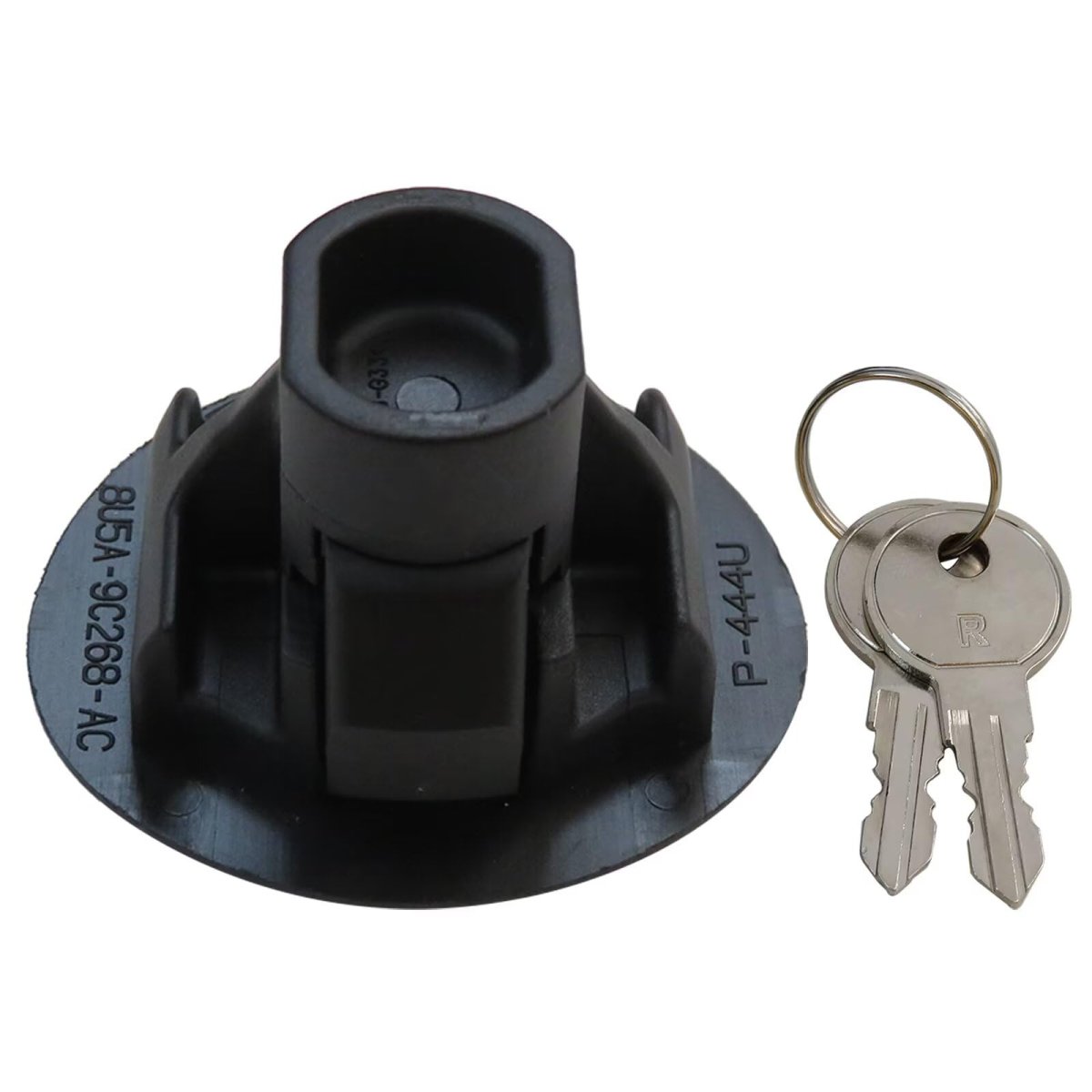 Locking Gas Fuel Tank Cover Plug Cap With 2 Keys 8u5z9c268b For Ford Edge 2011 2014 F150 Explorer Expedition And Other Lincoln