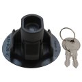Locking Gas Fuel Tank Cover Plug Cap With 2 Keys 8u5z9c268b For Ford Edge 2011 2014 F150 Explorer Expedition And Other Lincoln