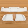 Hecasa Roll Pan Rear Bumper Corner Compatible With 1995-2005 Chevy Chevrolet Blazer Painted White 3 Pcs