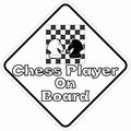 5in X Chess Player On Board Magnet Vinyl Magnetic Hobby Bumper By Stickertalk 