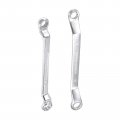 Uxcell 5 5mm X 7mm And 8mm 10mm Metric 12 Point Offset Double Box End Wrench Chrome Plated Cr-v 2pcs