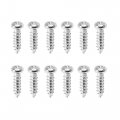 X Autohaux 4 Set 10mm Car Ball Studs Mounting Brackets For Gas Struts Shocks With Screws Black