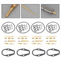 Topteng Motorcycle 4pcs Carburetor Rebuild Kit Fits For Honda Cb500 1971-1973 Four Cb500k Cb550f Super Sport 1975-1976 Cb550k