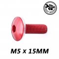 Autobahn88 Motorcycle Windscreen Bolt Dress-up Kit Compatible With Suzuki Gsx-r 1000 2007-2008 Red Set Of 8