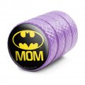 Batman Bat Mom Shield Logo Tire Rim Wheel Aluminum Valve Stem Caps