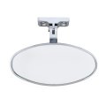 United Pacific Oval Chrome Plated Aluminum Interior Rear View Mirror With Screw-on Mount 70804 