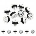 Uxcell 10 Pcs Plastic 11mm Hole Dia Car Door Fender Rivets Retainer Clips For Citroen