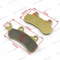 Httmt Disc Brake Pad Set Compatible With Can-am Defender 799cc Dps Xt