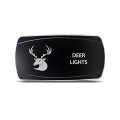 Ch4x4 Rocker Switch Deer Lights Symbol Horizontal Amber Led