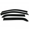 Window Visor For 2005-2010 Kia Sportage Slim Style Acrylic Smoke Tinted 4pcs Sun Rain Shade Guard Wind Vent Air Deflector By 