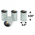 Rhino Glowing Horn Valve Stem Caps For Tire Rim Wheel Aluminum