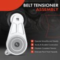 A-premium Belt Tensioner Assembly With Pulley Compatible Infiniti Ex35 Ex37 G35 G37 Q40 Q50 Q60 Q70l Qx50 Qx70 Nissan 350z 370z